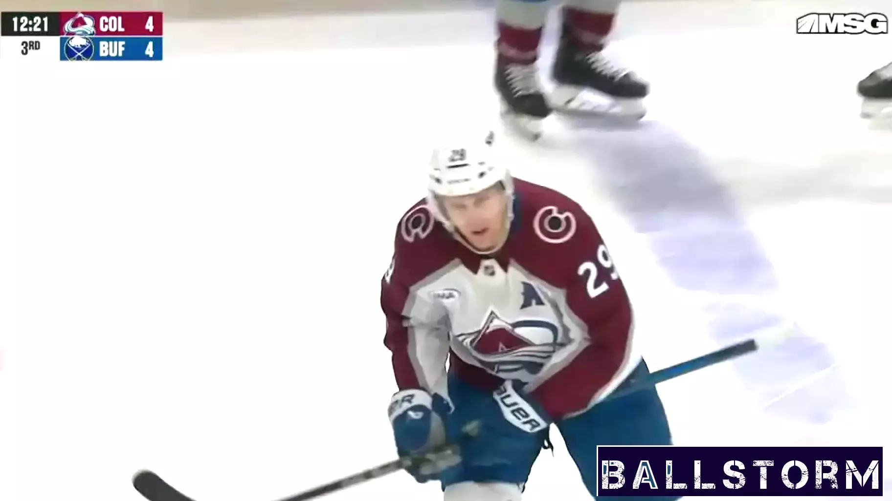 Nathan MacKinnon Shines with a Goal Against Buffalo Sabres